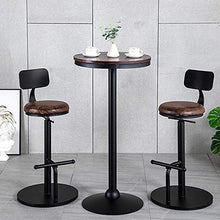 Sgabello Contatore Metallico - Sedie Sgabello Girevole con Schiena,Pub Cucina Contatore Altezza,Telaio Metallico Footrest - Sedia da Bar in Ferro Rustic Farmhouse Wrought