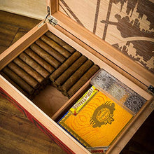 Humidor Cigar Humidor Scatola di Sigari in Legno di Cedro Accessori per Sigari Traspiranti E Che Assorbono L'umidità La Vernice per Pianoforte può Contenere 100 Sigari