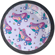 Pattini rosa Stras Cubes Dots Purple Pomelli per Porta Set di 4 Pomelli per Mobili Manopole per Cassetti Cucina Armadio Vetro