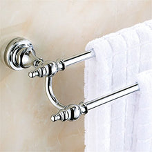 Portasciugamani doppio palo in rame bagno portasciugamani doppio portasciugamani bagno ciondolo stile europeo portasciugamani da bagno 50cm