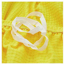 FLYAWAY Copridivano Trapuntato 3D Semplice Giallo Limone Fodera per Divano Elastico Elasticizzato Spandex/Poliestere Sedia per Divano a Forma di L Copridivano-2-seater 145-185cm
