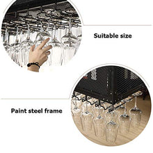 FCXBQ Scaffali mobili per Bar, scaffali per Vino, Supporto per Parete, Supporto per Bicchiere di Vino Appeso, scaffale per Ripiani, scaffale per Esposizione per Decorazioni per Bar, Applicazione p