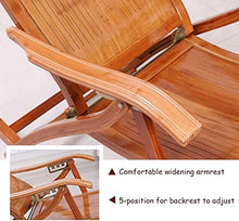 Reclinabili Bamboo Sedia a Dondolo Bambino Sedia Pieghevole per Adulti Casa Poltrona Sedia Cool Sedie Fretta Sedia anziana Pranzo Pranzo Pranzo Sedia