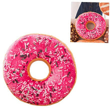 Hotaden Donut Cuscino Cuscino a Forma di Anello Molle della Peluche della novità di Stile Cuscino Decorativo Cuscino Molle della Peluche del Sedile Cuscino
