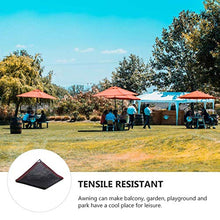 BYGZZ Tenda a Vela Tende da Sole Vela Ombreggiante Tenda a Vela Rettangolare Impermeabile Sun Shade Sail Frangivista e Telo Frangivento per Balconi(4x4m/13.12x13.12ft)