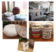 Black Temptation Cuscino Sedile Rotondo Giapponese, Cuscino futon Tatami, Pouf da Terra [Fiore]