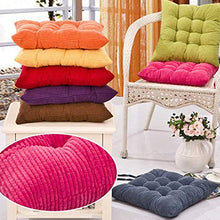 LIYT Pack 6 Cuscini per Sedia E Sedile, Imbottitura in Fibra, Resistente, Facile da Pulire, per Cucina, Camera, Soggiorno, Giardino, Terrazza, Patio, Etc,Blu,40 * 45CM
