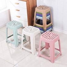 Plastic Sgabello Domestica Addensare Sedia per Adulti Moda Creativa Piazza Sgabello Tavolo da Pranzo Alto Sgabello di Plastica Sgabello Panca Semplice,D