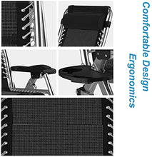 YYhkeby Pieghevole Sunloungers Sun Lounger Sedia Sedia Sedia con Supporto per Tazza |Sedie da Giardino all'aperto con Cuscino Imbottito e poggiapiedi | Jialele