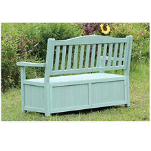 Panca da giardino sedile contenitore in legno massello, Armadio di stoccaggio per attrezzi da giardinaggio con panca da giardino impermeabile anticorrosione carbonizzata, Con schienale e bracciolo