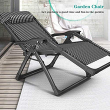 HXCD Sedia a Sdraio a gravità Zero per Giardino, Sedia a Sdraio Pieghevole reclinabili Pieghevoli in Metallo Resistente Portatile Rilassante Letto reclinabile mobili da Giardino per Prato all'ape