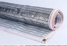 Tela da Vela Un Foglio di Alluminio Riflettente Netta ombrellone in Estate 85% del Tetto Tasso di ombreggiatura del Tetto Cortile Isolamento Termico Netto di Stanza Sole (Size : Size 1X5 Meters)