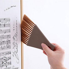 BIOBEY Besen- und Kehrschaufelset Mehrzweck-Fenstertürbürstenset Tastatur-Desktop-Besen-Set Kleines Besen- und Kehrschaufel-Reinigungsset für Tisch-Desktop-Schubladen-Tastaturauto