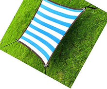 Paralume A Strisce Blu E Bianche, Copertura per Piante A Rete Solare Resistente Ai Raggi UV al 95%, Perfetta per Il Patio da Giardino All'aperto (Dimensioni : 3X5m)