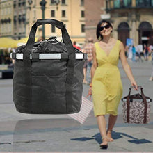 LIYT Carrello Spesa Bike, Folding Bike Carro Davanti Rimovibile Bike Pet Carrello Pet Dog Cat Coniglio Carrier Camping Borsa,Nero