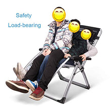 SHUAIIJUAN Sedia per il tempo libero domestico Zero Gravity reclinabile con poggiatesta esterna Giardino Sdraio reclinabile Sedie sdraio a sdraio for Patio, campeggio, spiaggia, Deck Max.150kg - Blu