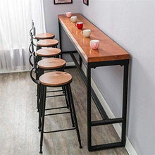 LWW Sgabelli, Set di 2 Sgabelli alto colazione Ristorazione Comfort Sedile Pianale da cucina per Bar Café Sedie in altezza, con poggiapiedi, Gambe in acciaio cromato del metallo dell'annata Rustico t