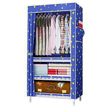 JFFFFWI Armadio Semplice Armadio di Stoffa Oxford in Legno massello assemblato 80 * 170 * 45cm (Colore: C)