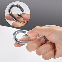 VGEBY Moschettone Swing 2Pcs Heavy Duty Carabiner di Alluminio per Kids Swing Arrampicata Amaca Portachiavi
