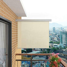 Festnight- Tenda da Sole Laterale, Tenda Laterale per Terrazzo Multifunzionale 150x200cm Crema