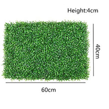Pannelli di siepi artificiali, Artificiale siepe di bosso Mat impianto UV Pannelli dello schermo di segretezza protetta Outdoor Indoor Garden Home Use 12 Pezzi Per la casa giardino decorazione esterna