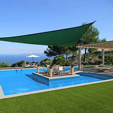TRITTHOCKER Impermeabile 300D Rettangolare Vela Ombra, Ombra baldacchino Nuoto Sole per terrazza con Giardino, tettoia Vela per Il Campeggio e Le Escursioni Campo,3x4m