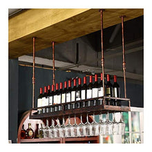 CCFENG Vino portabottiglie, Appeso Porta Bicchiere, Supporto del Vino Creativo, Decorazione for la casa, Titolare Europea Bicchiere di Vino di Stile, Titolare Calice a Testa in Giù