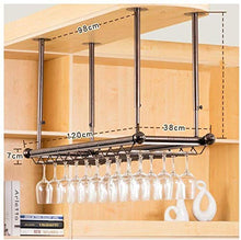 Cremagliera Del Vino Del Metallo Porta Bottiglie E Vetro Scaffale Per Vino- Portabottiglie Da Appendere, Portabottiglie Da Vino, Per Cucina Domestica E Decorazione Bar