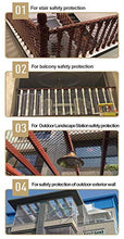 MFLASMF Rete di Sicurezza Protezione per balconi Rete Protettiva per Scale Balcone Rete di Sicurezza per Bambini Rete Anti Caduta Larghezza 1,2 m/Lunghezza da 2 ma 7 m Rete Protettiva TR