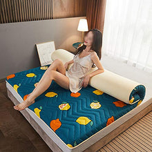 ZHONGXIN Tatami Materasso futon, Materasso Giapponese Pieghevole Materasso futon Invernale Morbido Addensato per Camera da Letto (E,100 * 200cm)