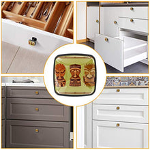 Tribù hawaiana 4 PCS Pomelli per Porta, Pomolo per Mobile, Pomelli per Mobili con Viti, Maniglia per Armadietto, Pomelli per Porta, Pomelli per Cassetti per Porta, Armadio, Cassetto e Credenza