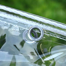 GGYMEI Telo Impermeabile Esterno, Telone Impermeabile Trasparente con Occhielli in Metallo Fogli di Plastica Impermeabili E Resistenti all'Usura, for Frangivento for Piante da Giardino