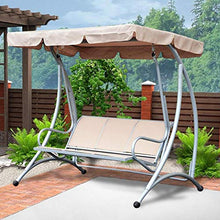 Copertura Superiore del Sedile dell'altalena, Copertura Superiore del Sedile oscillante Anti-Polvere Facile da Pulire, taffetà di Poliestere 190T Impermeabile 74,80 x 51,97 x 5,91(Beige)
