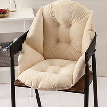 SM SunniMix Scocca Forma Stuoia Caldo Divano Sedia Tutto Tondo Pad Cuscino-Beige