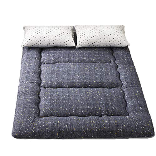 Futon Tradizionale Giapponese, Materasso Futon Soft Tappetino per Tatami Addensato Cuscinetto Imbottito Materasso Pieghevole Pieghevole per Camera da Letto, Soggiorno, Dormitorio 90 * 200 Cm,Stars