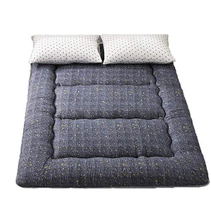 Futon Tradizionale Giapponese, Materasso Futon Soft Tappetino per Tatami Addensato Cuscinetto Imbottito Materasso Pieghevole Pieghevole per Camera da Letto, Soggiorno, Dormitorio 90 * 200 Cm,Stars