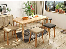 Sedia da Bar Sgabello Sedia Poggiapiedi Divano Sgabello Sgabello Basso può Essere Lavato e Lavato Possono Essere impilati Piazza Sgabello Moderno Minimalista di Legno Solido Piccola Sedia QAF1015