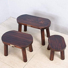 Sedia da Bar Sgabello Sedia Poggiapiedi Camera in Legno massello Panca in Legno Sgabello Basso in Legno Tavolino Quadrato Sgabello Sgabello casa Piccolo Banco di Legno QAF1015 (Size : 60 * 24 * 30cm)