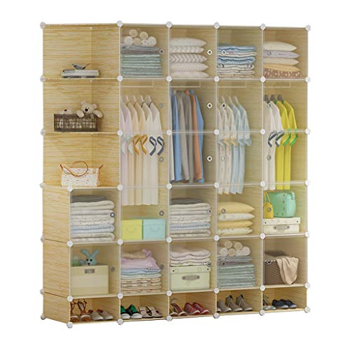 Locker 22-Porte Armadio 4 Pensili Scarpe Bit Organizzatore di Plastica 10-Gitter Angolo Scaffali Abbigliamento Home Camera 183X47X201CM MUMUJIN