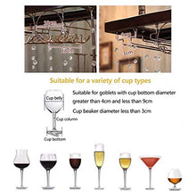 Portabottiglie Rovesciate Espositore Multifunzionale Semplice da Soffitto Calice da Casa Portabottiglie Ristorante Cucina Bar Portabottiglie Galleggiante Regolabile in Altezza (Bronzo 100 * 28 Cm),