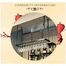 Semplicità Elegante Industriale Retro Eleganza Semplice Giù Portabottiglie Metallo Display Creativo Porta Bicchiere Di Vino Portabicchieri per Famiglie Altezza Regolabile Ristorante Cucina Bar Portab