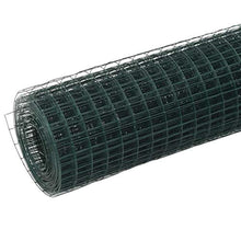 ghuanton Rete d'Acciaio Rivestimento PVC 10x1,5m Trama Quadrata Verde Articoli di ferramenta Barriere e recinzioni Pannelli per recinzioni