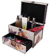 SALUTUYA Contenitore per Gioielli con Organizer per Desktop in Stile retrò per Camera dei Bambini, Studio, Camera da Letto con cassetti