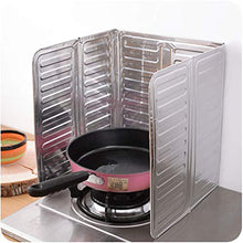 UPKOCH 2 Pezzi Protezione Antispruzzo Alluminio Stufa Gas Scudo Olio Schizzi Schermo Bordo Blocco Cottura Friggere Utensili da Cucina Antispruzzo Schizzi
