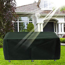 YJFENG Fodera per Mobili in Rattan, Impermeabile Copritavoli del Patio, Impermeabile Tessuto Oxford con Coulisse Antivento, Borsa Portaoggetti Portatile, per Giardino