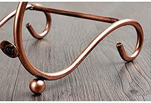 Leifeng Tower Classico Wine Rack Rack Metallo SShaped Vino, Decorazione Domestica, 17.5X15X30.5cm Bronzo Wine Rack