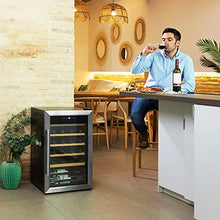 Cecotec Cantinetta GrandSommelier 24000 inox Compressor. 24 bottiglie, compressore, alte prestazioni, temperatura regolabile, classe di efficienza energetica B.