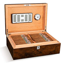 Accessori e umidificatori per sigari Cigar Cabinet Soggiorno Piano di Vernice Idratante Sicurezza Nazionale Legno di Cedro Cigar Cigar Box di Stoccaggio Configura Blocco di Sicurezza