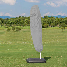 JULYKAI Copertura per ombrellone, Resistenti ombrelloni Impermeabili Oxford, Copertura per ombrellone da Giardino, Regolabile per Esterni per la casa(Gray)