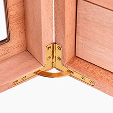 ZLMMY Portable Cigar Humidor Desktop - Cigar Box Valigia con igrometro e umidificatore